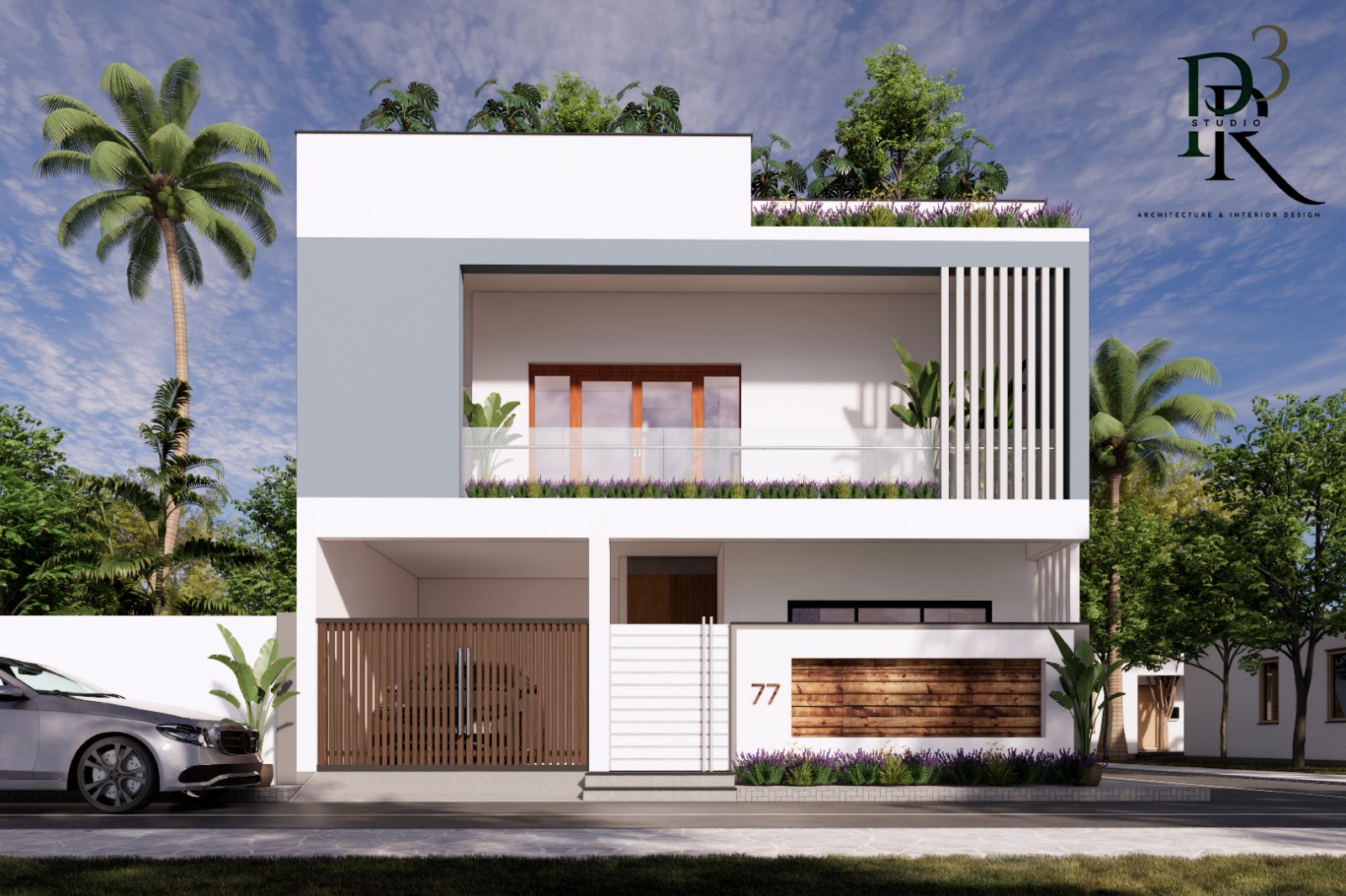 Sanjay Residence — modern two-storey house exterior